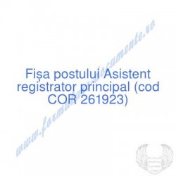 Asistent registrator...