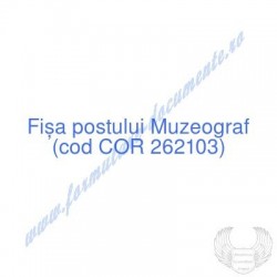 Muzeograf (cod COR 262103)...