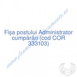 Administrator cumpărări...