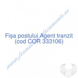 Agent tranzit (cod COR...