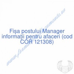Manager informaţii pentru...