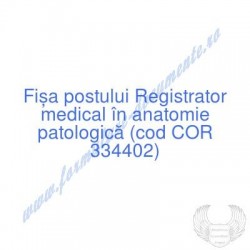 Registrator medical în...