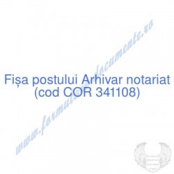 Arhivar notariat (cod COR...