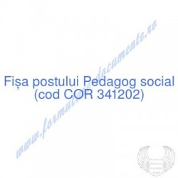 Pedagog social (cod COR...
