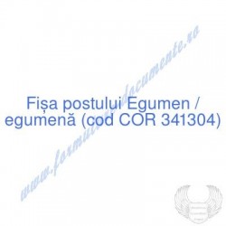 Egumen, egumenă (cod COR...
