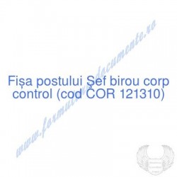 Şef birou corp control (cod...