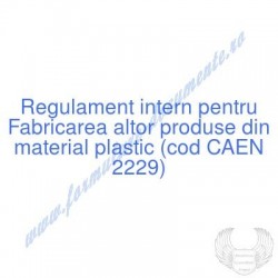 Fabricarea altor produse...