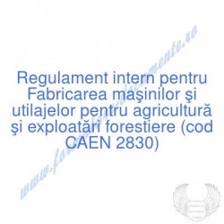 Fabricarea maşinilor şi...