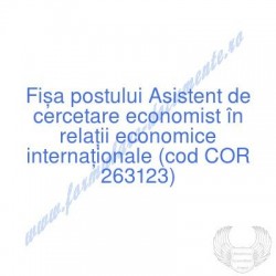 Asistent de cercetare...