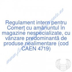 Comerţ cu amănuntul în...