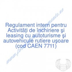 Activităţi de închiriere şi...