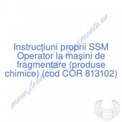 Operator la maşini de...