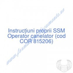 Operator canelator (cod COR...