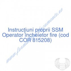 Operator încheietor fire...