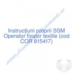 Operator fixator textile...