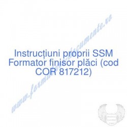 Formator finisor plăci (cod...