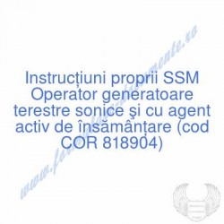 Operator generatoare...