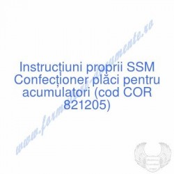 Confecţioner plăci pentru...