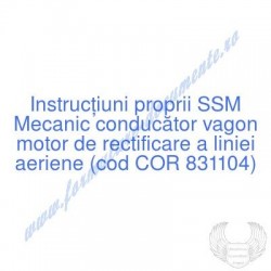 Mecanic conducător vagon...