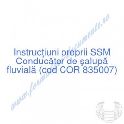 Conducător de şalupă...