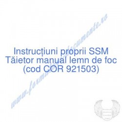 Tăietor manual lemn de foc...