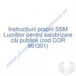 Lucrător pentru salubrizare...