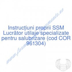 Lucrător utilaje...