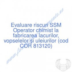 Operator chimist la...