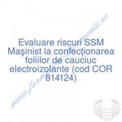 Maşinist la confecţionarea...