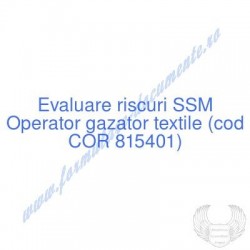Operator gazator textile...