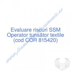 Operator tunsător textile...