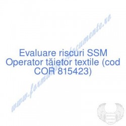 Operator tăietor textile...