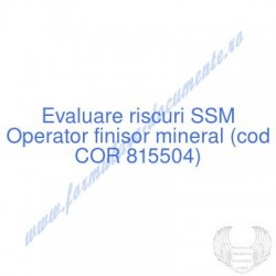 Operator finisor mineral...