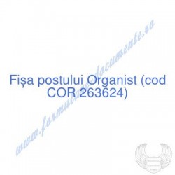 Organist (cod COR 263624) -...