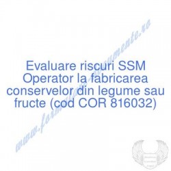 Operator la fabricarea...