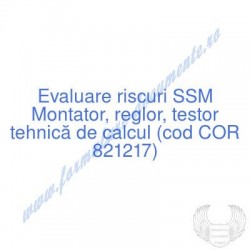 Montator, reglor, testor...