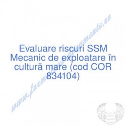 Mecanic de exploatare în...