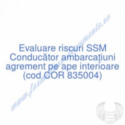 Conducător ambarcaţiuni...