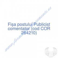 Publicist comentator (cod...