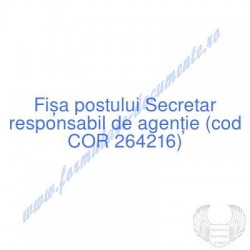 Secretar responsabil de...