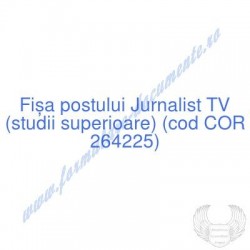Jurnalist TV (studii...
