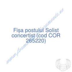 Solist concertist (cod COR...