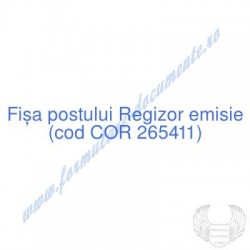 Regizor emisie (cod COR...
