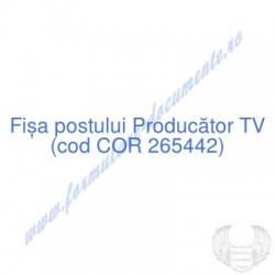 Producător TV (cod COR...