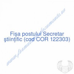Secretar ştiinţific (cod...