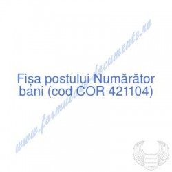 Numărător bani (cod COR...