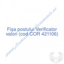 Verificator valori (cod COR...