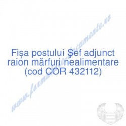 Şef adjunct raion mărfuri...