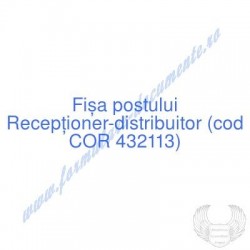 Recepționer-distribuitor...