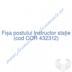 Instructor staţie (cod COR...